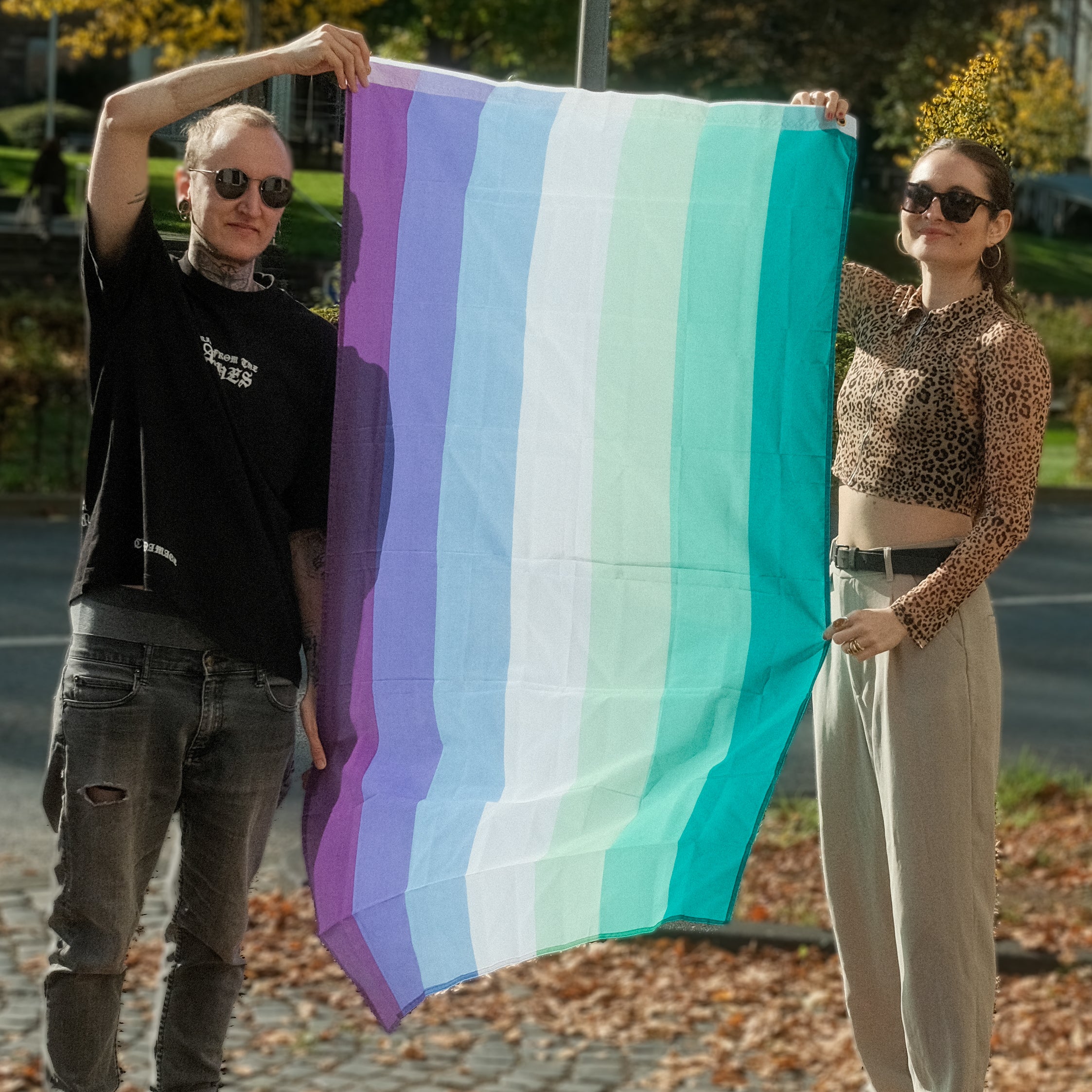 Gay Men Pride Flagge – 90×150 cm Stofffahne mit Ösen für CSD & Festival