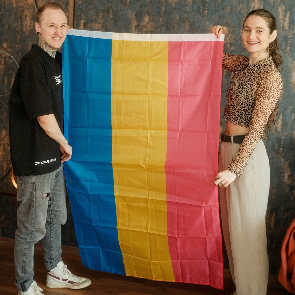 Pansexual Pride Flagge – 90×150 cm Stofffahne mit Ösen für CSD & Festival