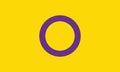 Intersex Pride Flagge – 90×150 cm Stofffahne mit Ösen für CSD & Festival