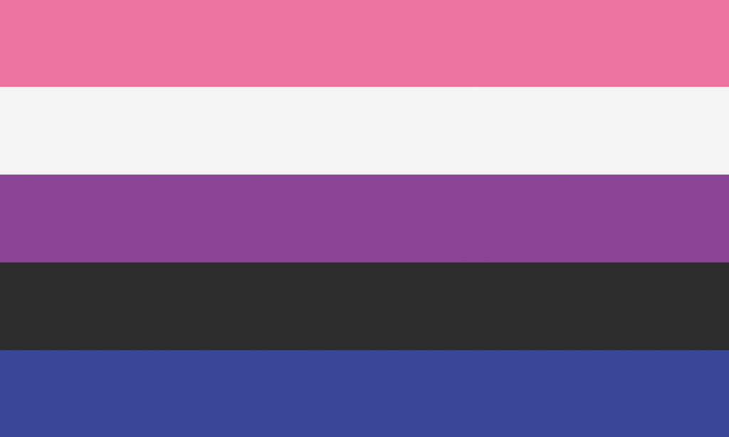 Genderfluid Pride Flagge – 90×150 cm Stofffahne mit Ösen für CSD & Festival