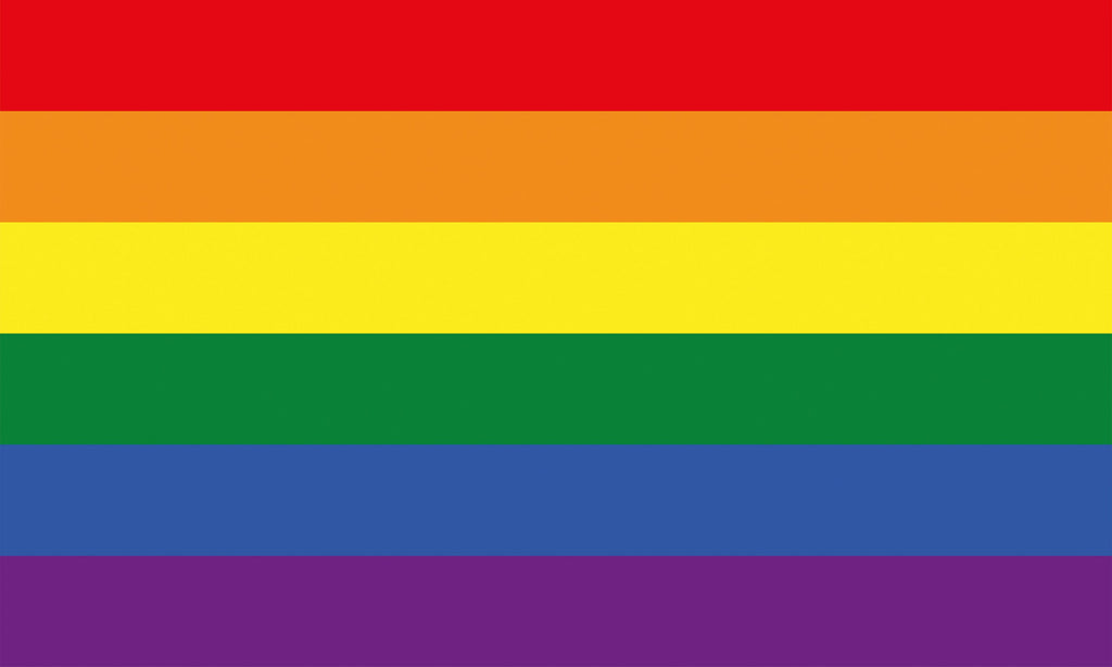 LGBT Pride Flagge – 90×150 cm Stofffahne mit Ösen für CSD & Festival
