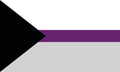 Demisexual Pride Flagge – 90×150 cm Stofffahne mit Ösen für CSD & Festival