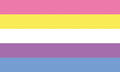 Bigender Pride Flagge – 90×150 cm Stofffahne mit Ösen für CSD & Festival